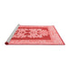 Modern Red Washable Rugs