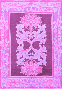 Abstract Purple Modern Rug, abs1207pur