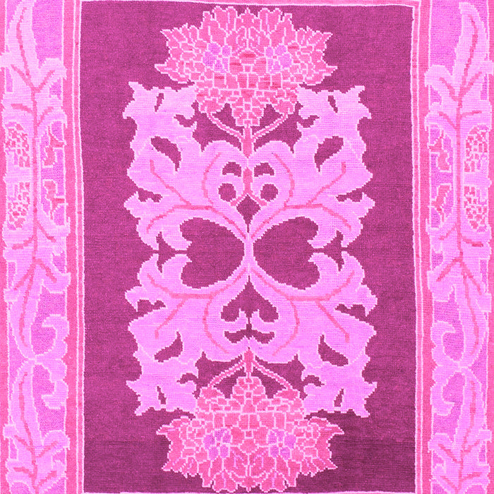 Machine Washable Abstract Pink Modern Rug, wshabs1207pnk