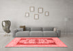 Modern Red Washable Rugs