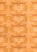 Machine Washable Abstract Orange Modern Area Rugs, wshabs1208org