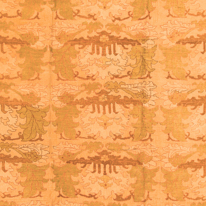 Machine Washable Abstract Orange Modern Area Rugs, wshabs1208org