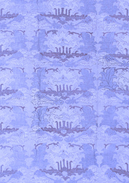 Abstract Blue Modern Rug, abs1208blu