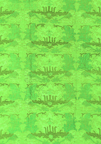 Abstract Green Modern Rug, abs1208grn