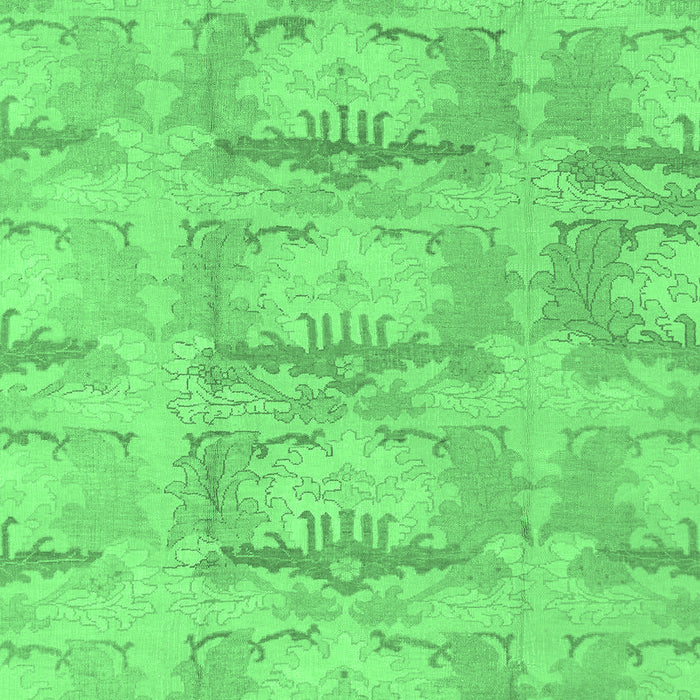 Machine Washable Abstract Emerald Green Modern Area Rugs, wshabs1208emgrn