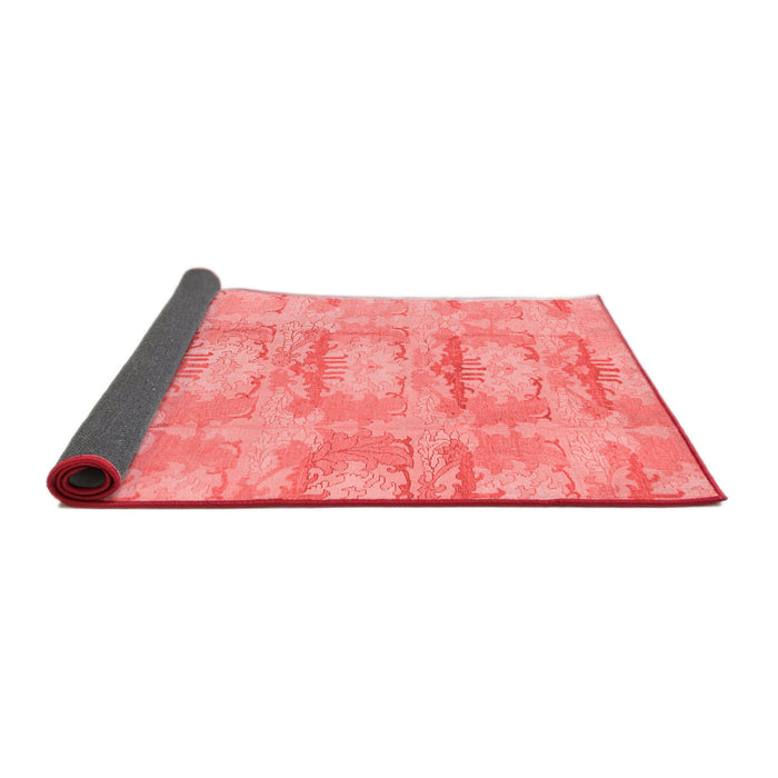 Abstract Red Modern Area Rugs