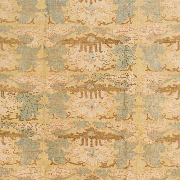 Machine Washable Abstract Yellow Rug, wshabs1208