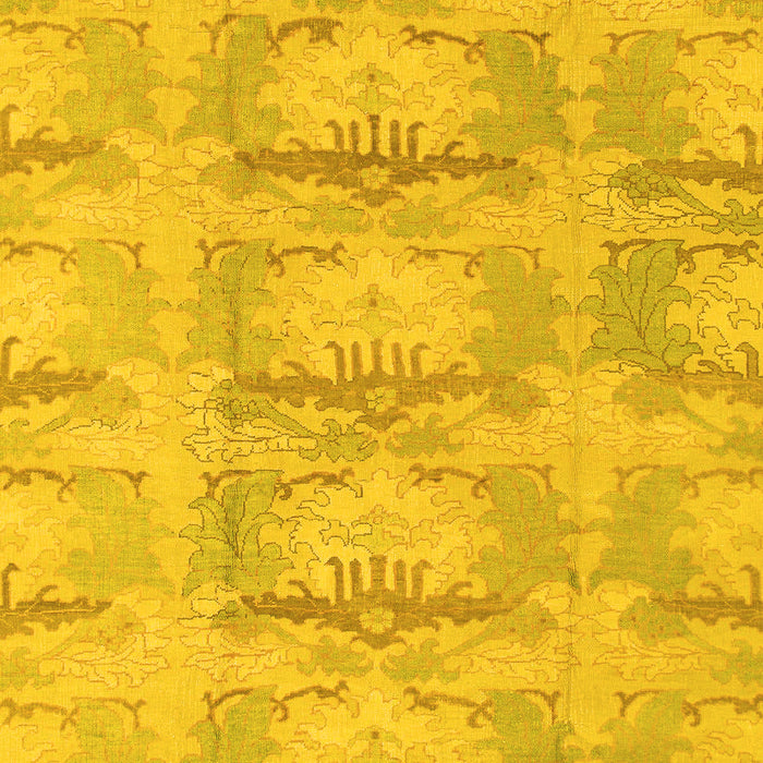 Machine Washable Abstract Yellow Modern Rug, wshabs1208yw