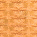 Square Abstract Orange Modern Rug, abs1208org