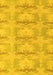 Abstract Yellow Modern Rug, abs1208yw