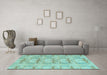 Machine Washable Abstract Light Blue Modern Rug in a Living Room, wshabs1208lblu