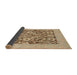 Sideview of Abstract Brown Modern Rug, abs1209