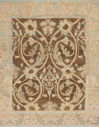 Machine Washable Abstract Brown Sugar Brown Rug, wshabs1209