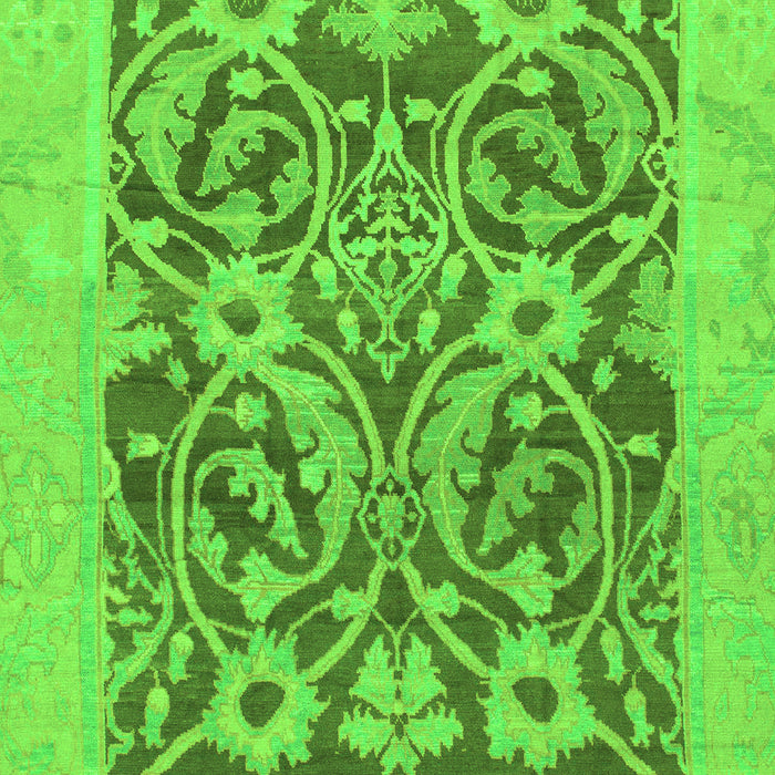 Machine Washable Abstract Green Modern Area Rugs, wshabs1209grn