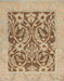 Abstract Brown Modern Rug, abs1209