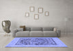 Machine Washable Abstract Blue Modern Rug in a Living Room, wshabs1209blu