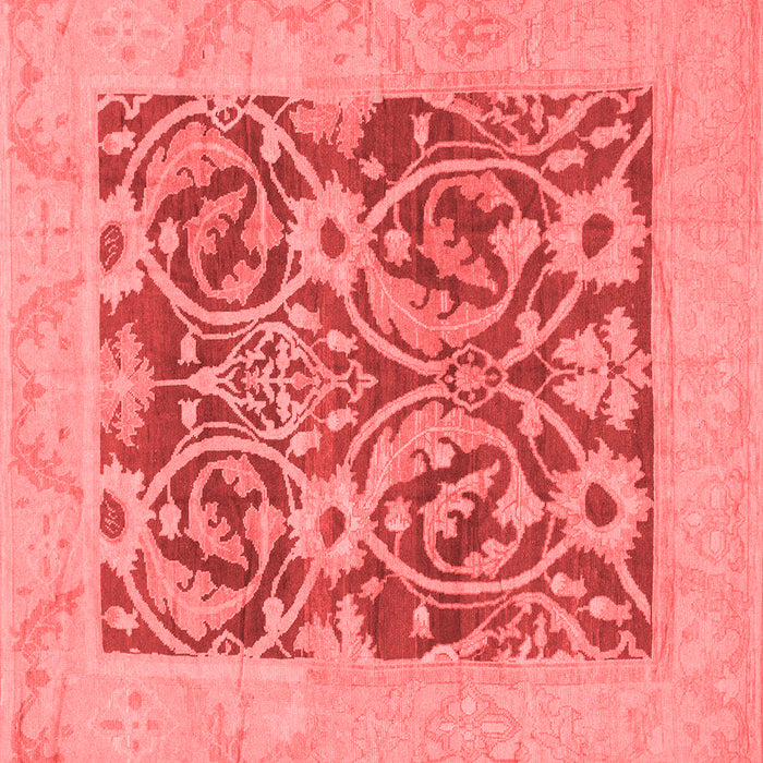 Abstract Red Modern Rug, abs1209red