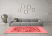 Modern Red Washable Rugs