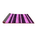 Sideview of Abstract Purple Modern Rug, abs120pur