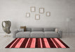 Modern Red Washable Rugs