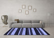 Machine Washable Abstract Blue Modern Rug in a Living Room, wshabs120blu