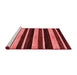 Modern Red Washable Rugs