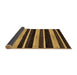 Sideview of Abstract Brown Modern Rug, abs120brn