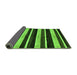 Sideview of Abstract Green Modern Rug, abs120grn