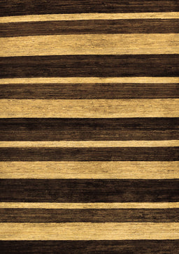 Abstract Brown Modern Rug, abs120brn