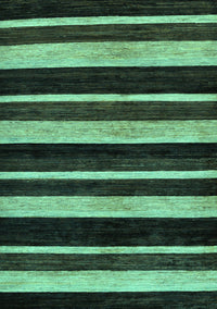 Abstract Turquoise Modern Rug, abs120turq