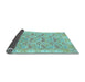 Sideview of Abstract Light Blue Modern Rug, abs1210lblu