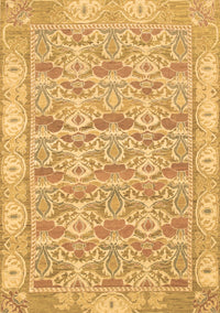 Abstract Brown Modern Rug, abs1210brn