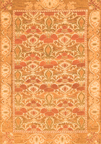 Abstract Orange Modern Rug, abs1210org