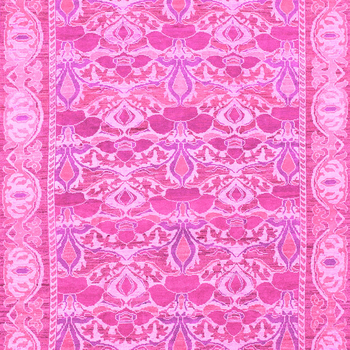 Machine Washable Abstract Pink Modern Rug, wshabs1210pnk