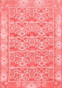 Abstract Red Modern Rug, abs1210red