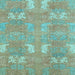 Square Machine Washable Abstract Light Blue Modern Rug, wshabs1211lblu