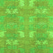 Square Abstract Green Modern Rug, abs1211grn