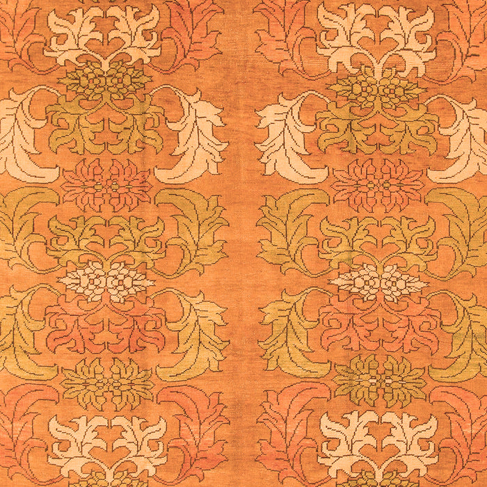 Abstract Orange Modern Rug, abs1211org
