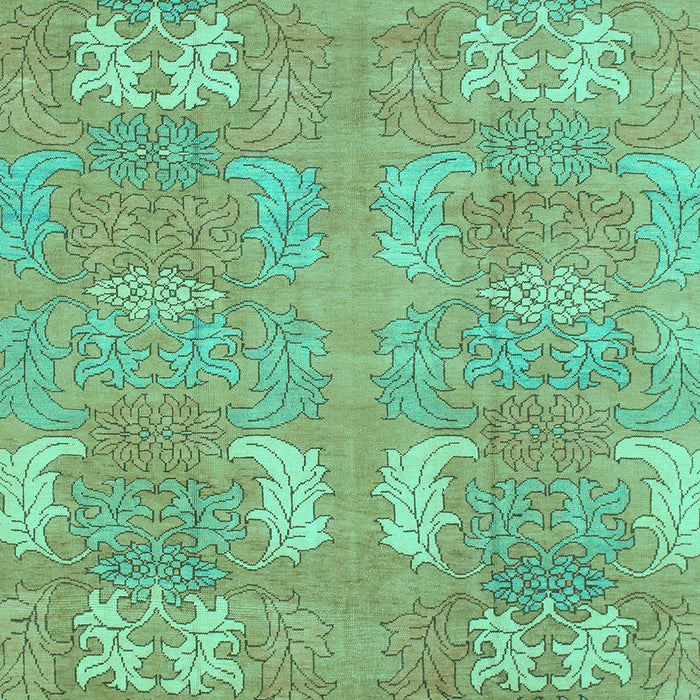 Abstract Turquoise Modern Rug, abs1211turq