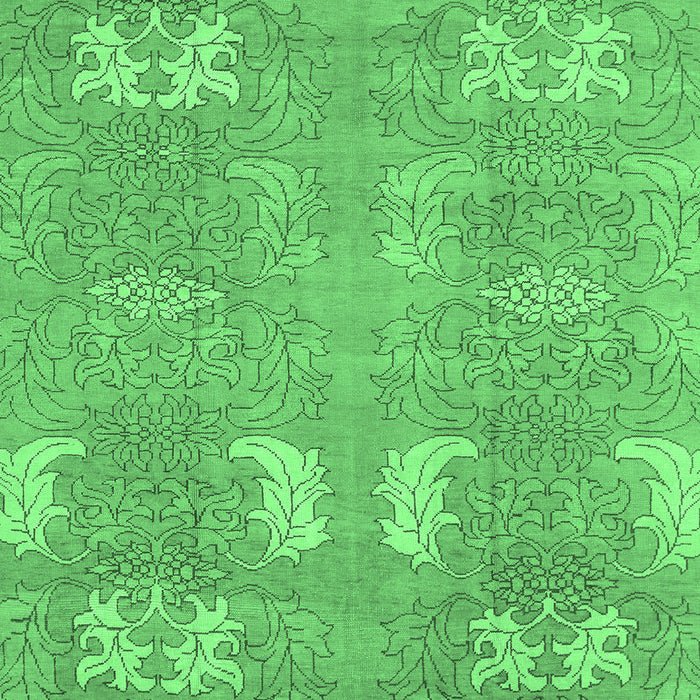 Abstract Emerald Green Modern Rug, abs1211emgrn