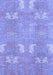 Abstract Blue Modern Rug, abs1211blu