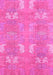 Abstract Pink Modern Rug, abs1211pnk