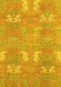 Abstract Yellow Modern Rug, abs1211yw