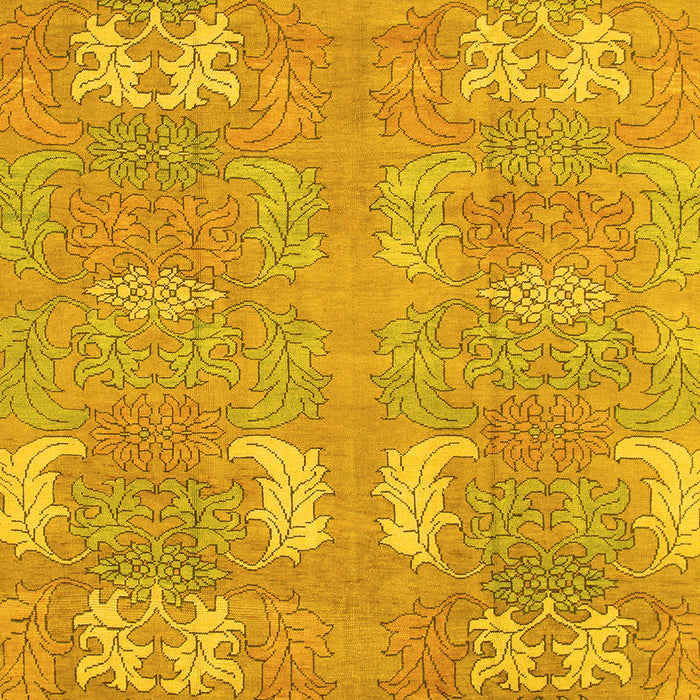 Abstract Yellow Modern Rug, abs1211yw