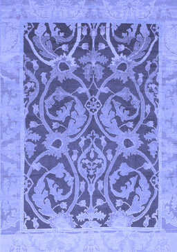 Abstract Blue Modern Rug, abs1212blu