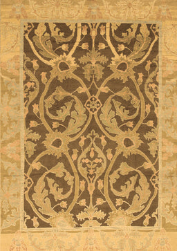 Abstract Brown Modern Rug, abs1212brn