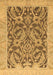 Abstract Brown Modern Rug, abs1212brn