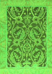 Abstract Green Modern Rug, abs1212grn