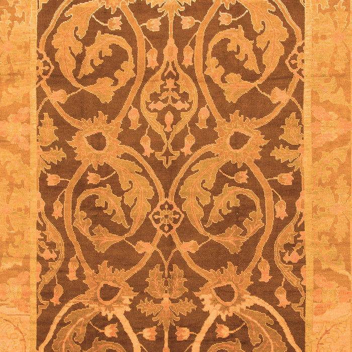 Abstract Orange Modern Rug, abs1212org