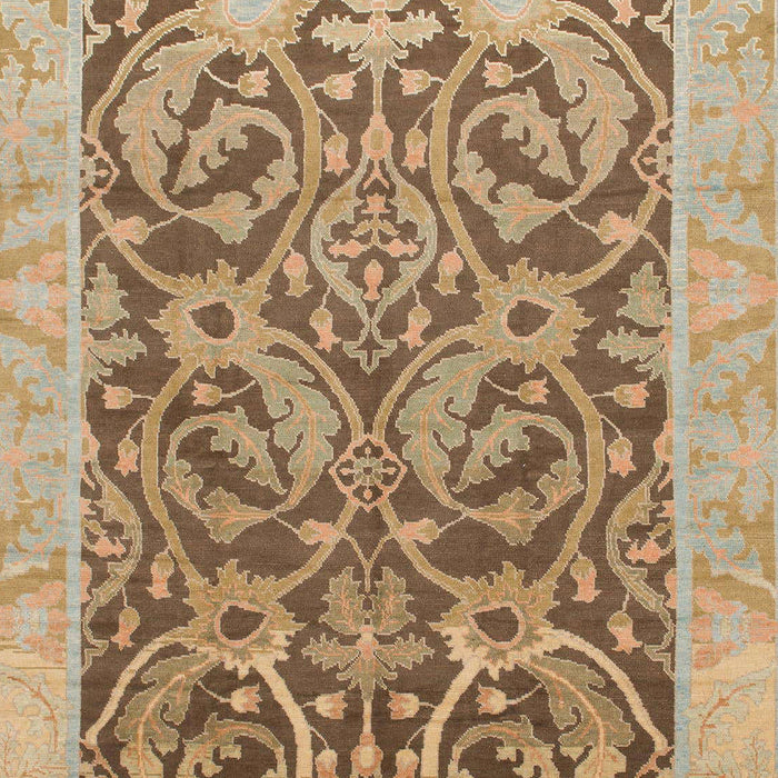 Abstract Light Brown Modern Rug, abs1212